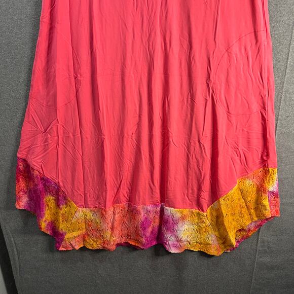 LOGO by Lori Goldstein Dress with Tie-Dye He Sunkissed Coral, X-Small - Picture 6 of 16